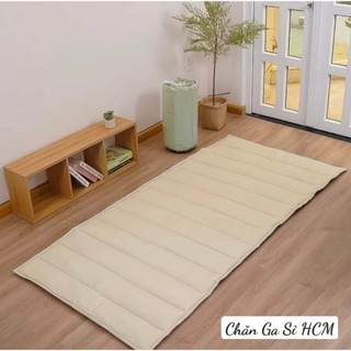 ❄️Nệm Topper Lyocell Mát Lạnh❄️ Nệm Topper Ngủ Văn Phòng Xếp Gọn Nhẹ, Êm Ái, Thoáng Mát, Đa Năng_HCM