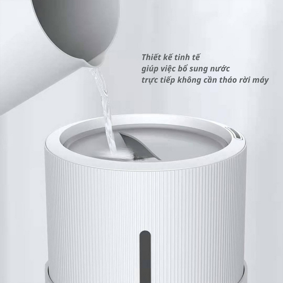 [ An toàn cho bé ] Máy phun sương Deerma SJS600 dung tích 5L khử khuẩn tia UV làm sạch nước