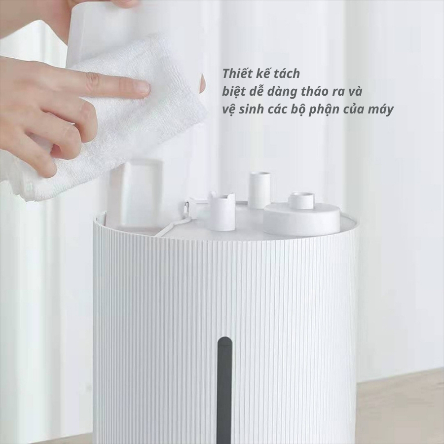 [ An toàn cho bé ] Máy phun sương Deerma SJS600 dung tích 5L khử khuẩn tia UV làm sạch nước