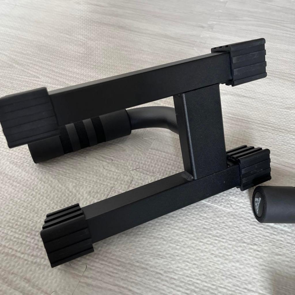 Dụng Cụ Hít Đất, Chống Đẩy Chính Hãng ADIDAS ADAC-12233 Iron Push Up Bars (1 Cặp) - Chịu Tải 150Kg