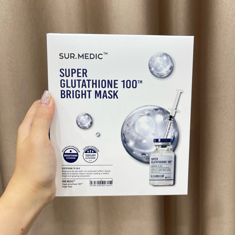 Mặt nạ dưỡng trắng Sur.Medic 30g + nạ Sur.medic Age Control Multi Vita+Mặt nạ dưỡng ẩm Sur.medic Hyaluronic  IS104