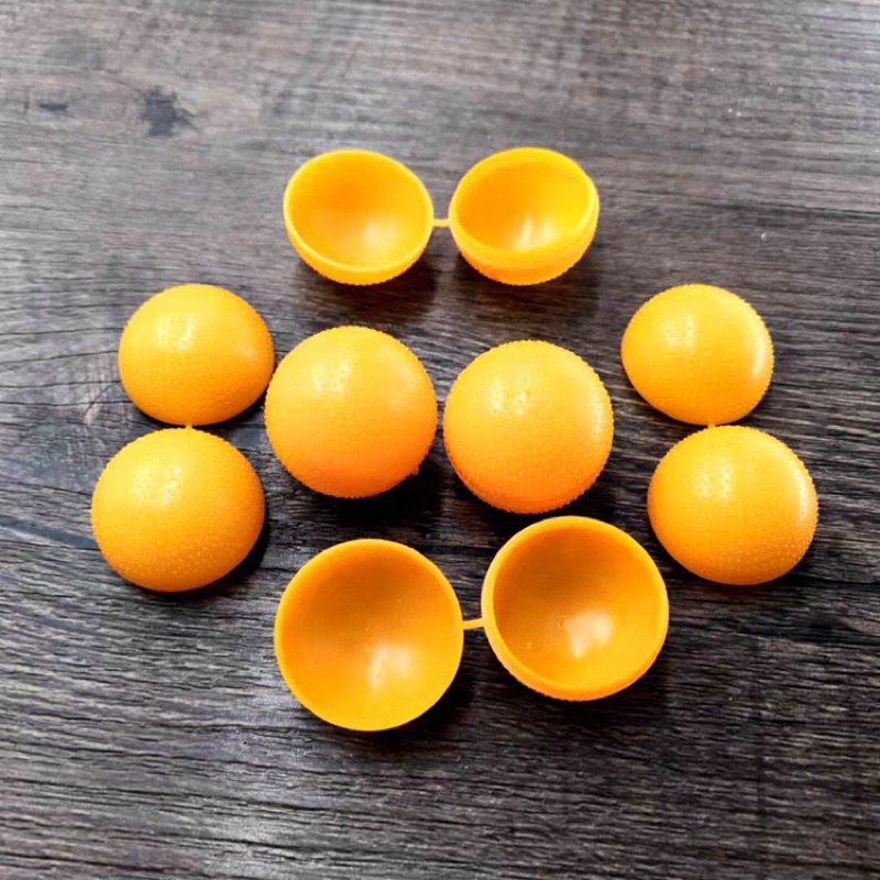 Vỏ Viên Hoàn số lượng 1000 quả màu trắng , vàng cam mở đôi đường kính 2,6cm, và 2,9cm
