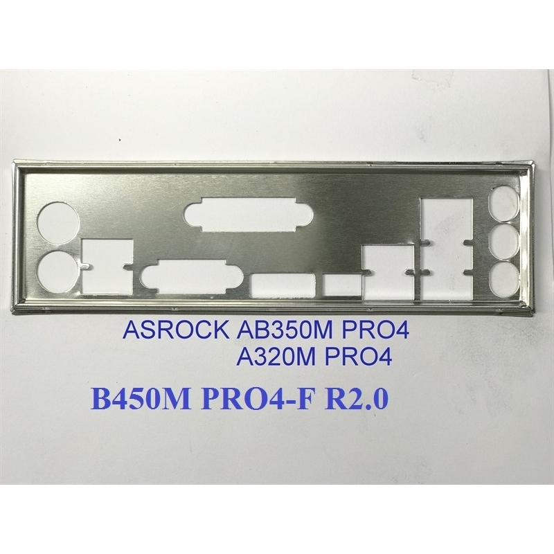FE chặn main ASROCK B450M PRO4-F R2.0 (Mainboard IO Shield: 4) | Shopee ...