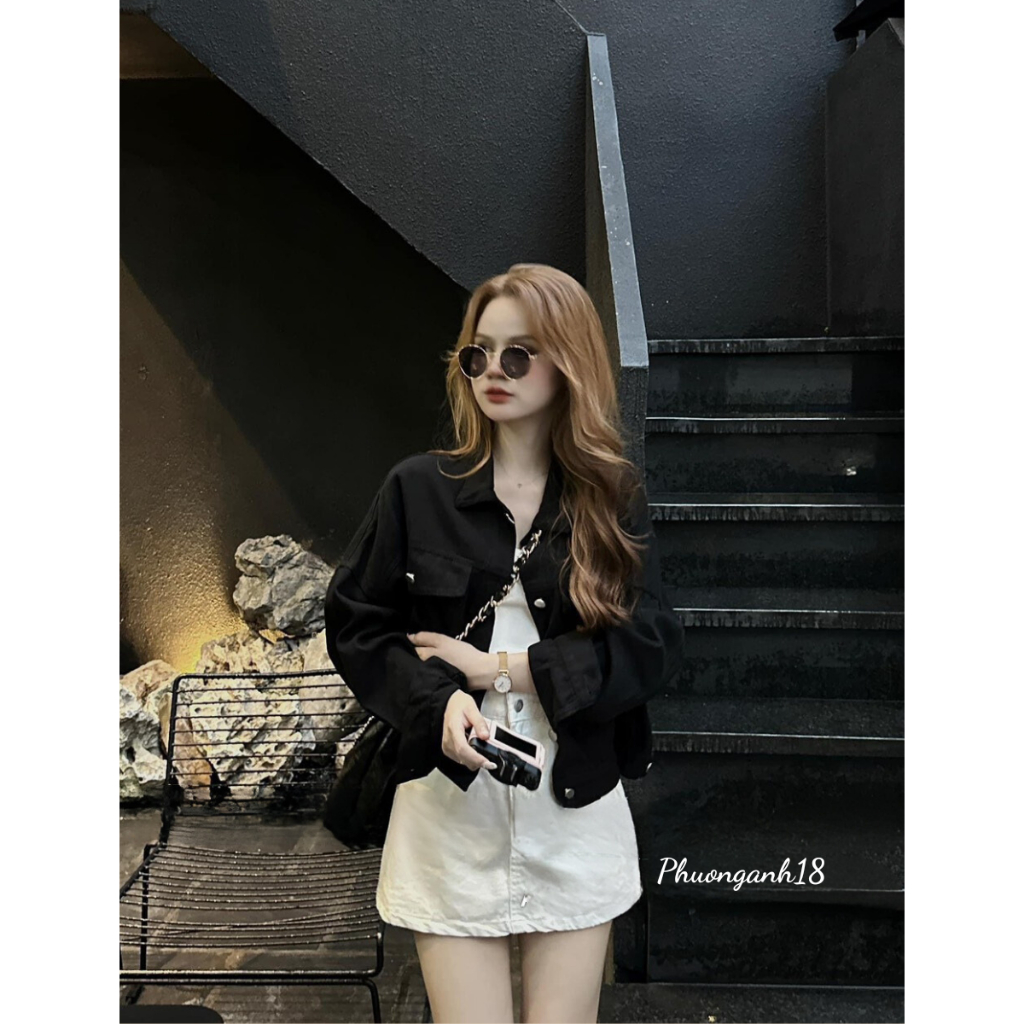 Áo khoác jean hàng quảng châu