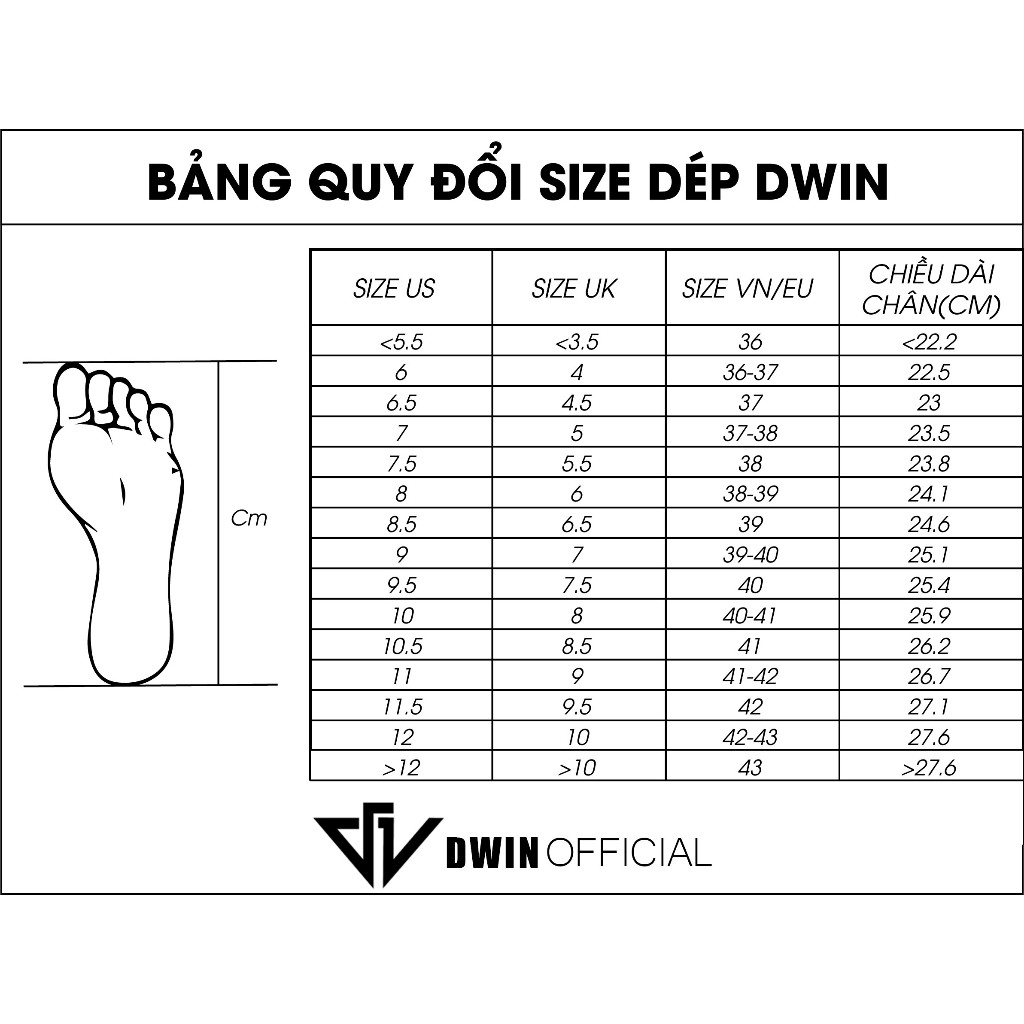 Ảnh Dép quai ngang nam nữ slipper DWIN đen fullbox local brand 1.0 2