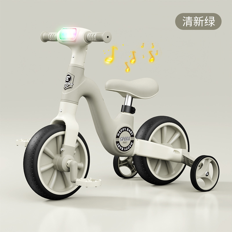 Xe đạp ba bánh chòi chân thăng bằng 188 BABY cho trẻ em đa năng 3in1 có đèn nhạc cao cấp