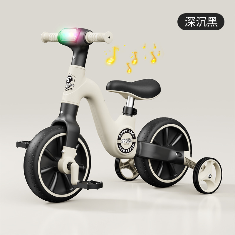 Xe đạp ba bánh chòi chân thăng bằng 188 BABY cho trẻ em đa năng 3in1 có đèn nhạc cao cấp