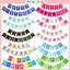 Cờ Happy Birthday Hình Đuôi Cá Ép Kim Vàng Trang Trí Sinh Nhật