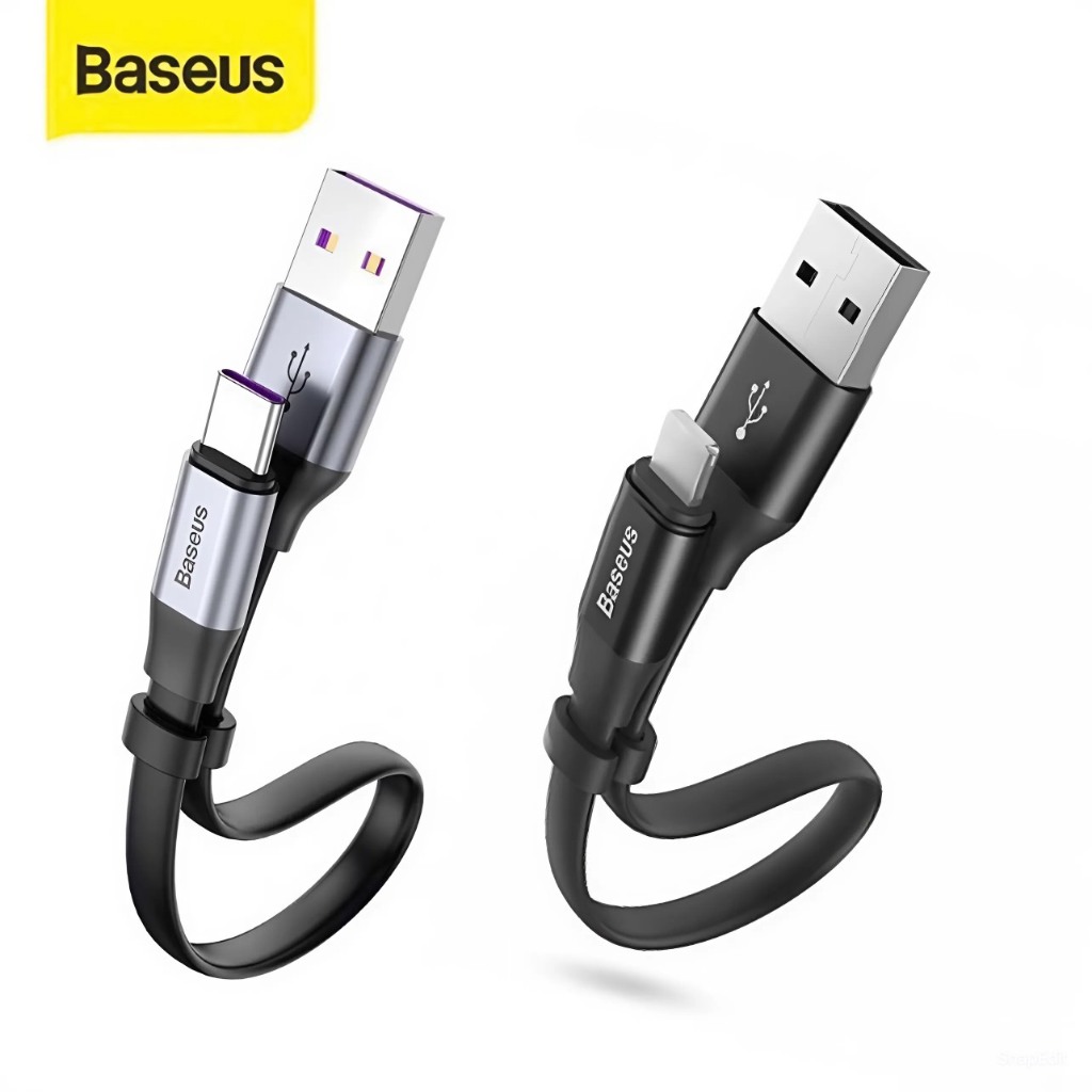 Cáp sạc ngắn cho pin sạc dự phòng Bauses 23cm dùng cho phone samsung ...