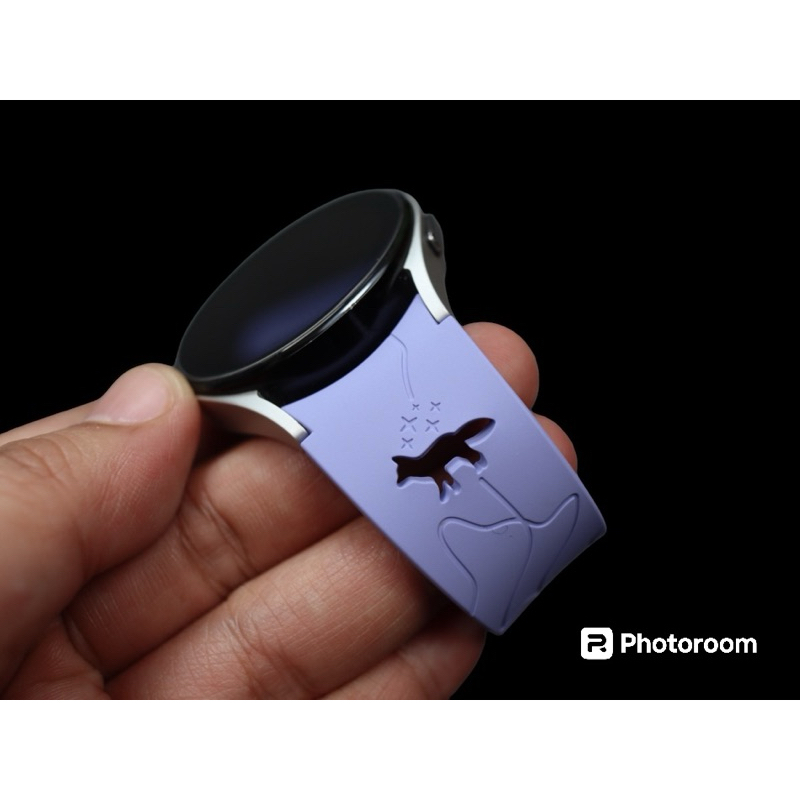 Dây cao su ZIN Galaxy Watch . phiên bản Maison con cáo tím
