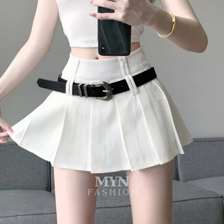 Chân Váy Xòe Xếp Ly Nữ Ngắn Sexy Chân Váy tennis Trẻ Trung Hàng Loại 1 Váy màu Đen Trắng