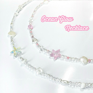 Vòng Cổ Xỏ Hạt 𝐎𝐜𝐞𝐚𝐧 𝐆𝐥𝐨𝐰 - Dây Chuyền Sao Biển - Phụ Kiện Đi Biển Handmade by Carem 🫧•. ݁𓇼