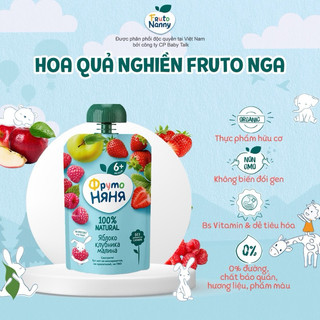 [DATE 11/2026-1/2027]Hoa Quả Nghiền Fruto Cho Bé Hoa Quả Nghiền Nga Ăn Dặm Từ 4 Tháng