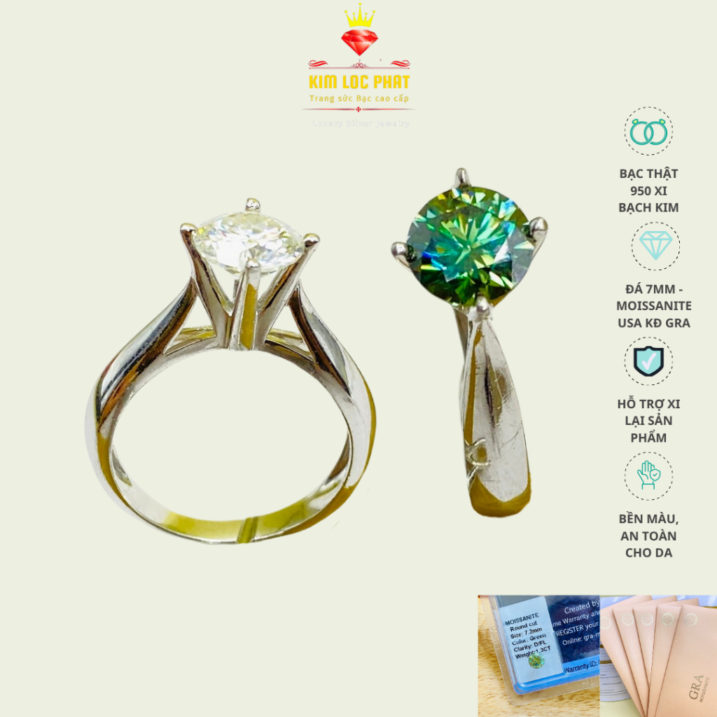 925 Silver Ring by KIMLOCPHAT - Trangsứcbạccaocấp