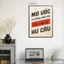 Tranh Slogan khẩu hiệu LEVU116: Mơ ước mà không phấn đấu thì chỉ là hư cấu