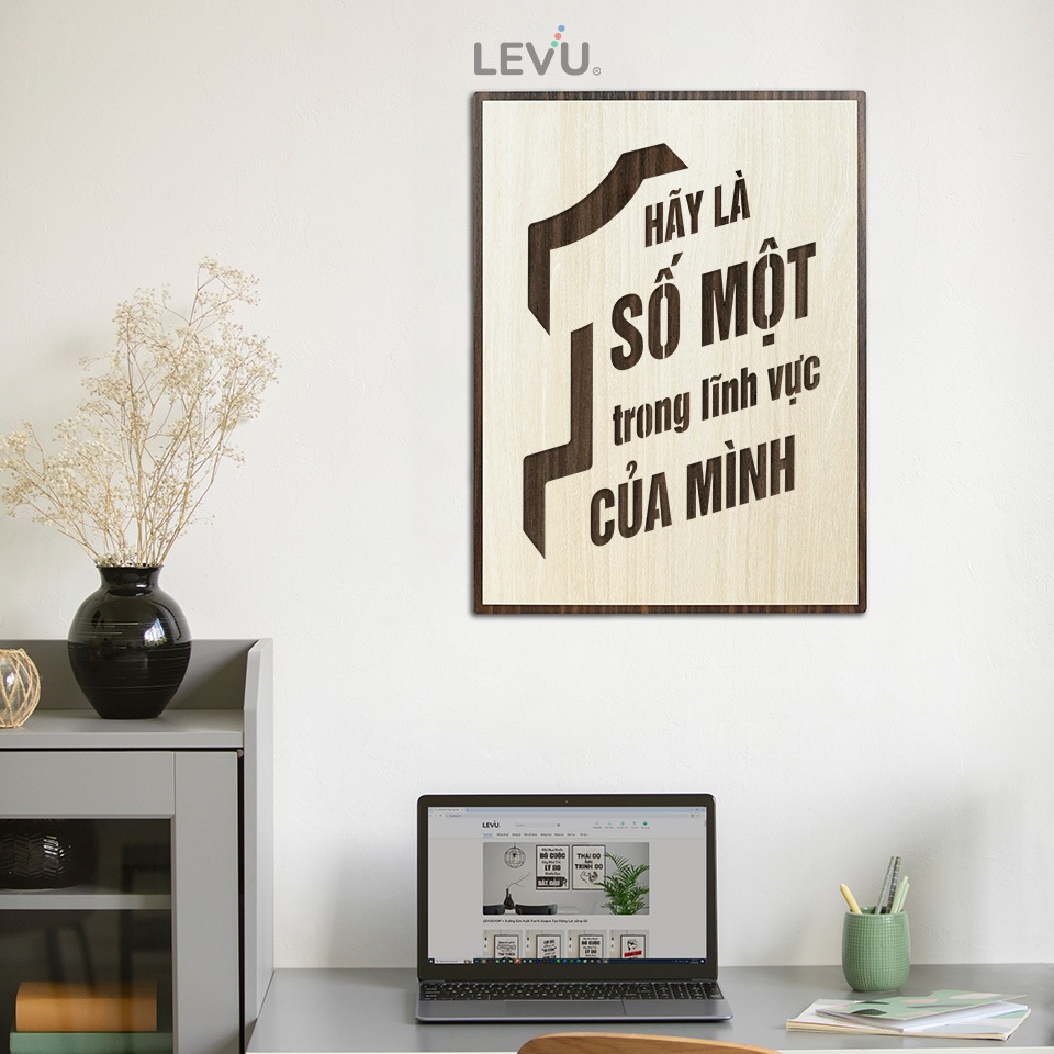 Tranh Phòng Giám Đốc LEVU095: Hãy luôn là số một trong lĩnh vực của mình