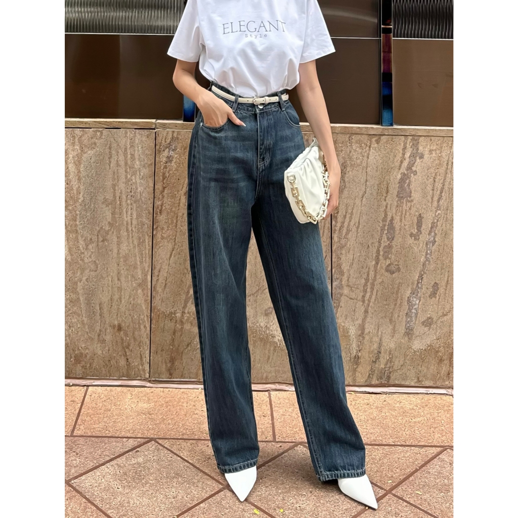 Ảnh BBSTORE’S Quần Jean Suông Form Dài Tôn Dáng - Q2183S 2