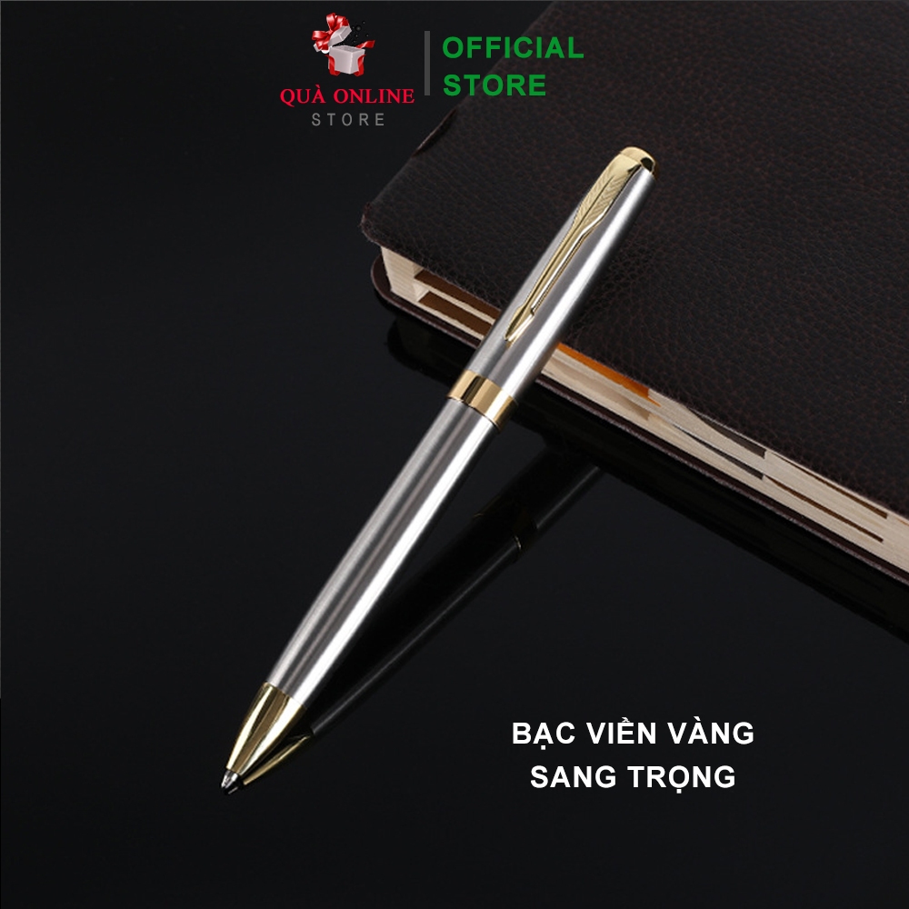 Bút ký tên cao cấp SGIFT68 Xoay mở ngòi khắc tên theo yêu cầu, Quà tặng sinh nhật, sếp, thầy cô