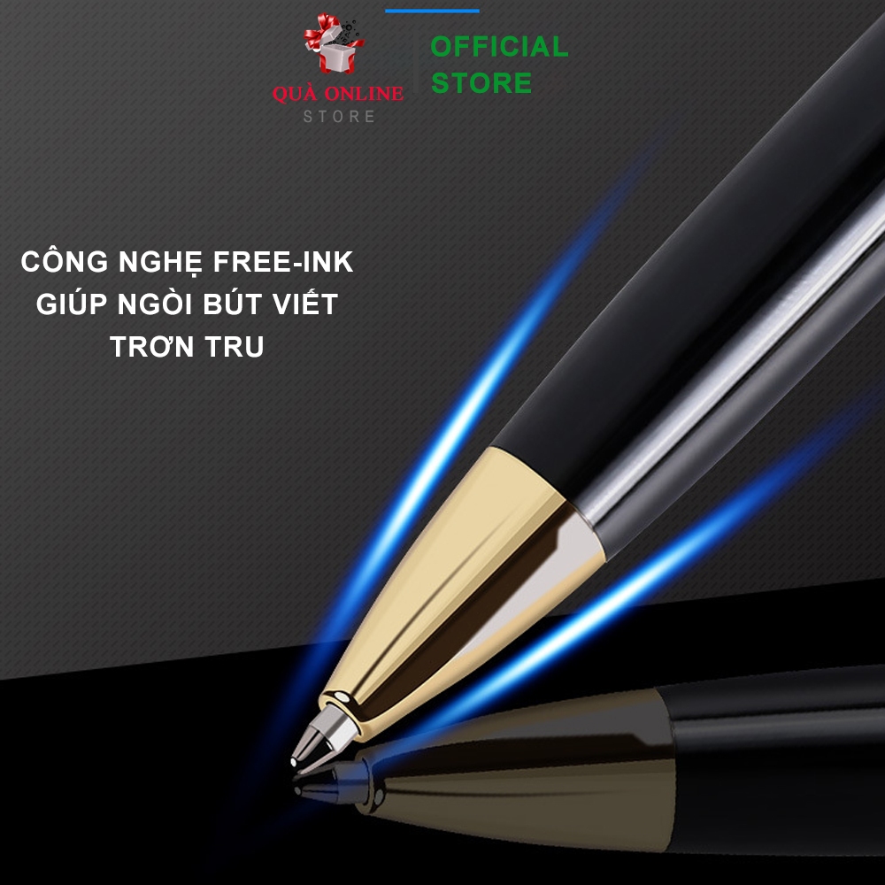 BÚT KÝ DOANH NHÂN CAO CẤP SGIFT68 XOAY MỞ NGÒI [KHẮC TÊN MIỄN PHÍ] QUÀ TẶNG SẾP, THẦY CÔ, SINH NHẬT