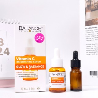 Serum Balance Active Formula Vitamin C Brightening Sáng Da, Mờ Thâm 30ml