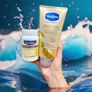 Combo Dưỡng Thể Vaseline Gluta + Kích Trắng Vaseline 10x