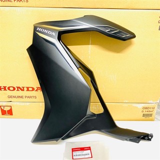 Cánh gà yếm bửng ab air blade 125 2020 2021 2 val van đen nhám tem ab mẫu nhỏ 2 sọc vàng ( bán lẻ từng bên )