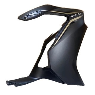 Cánh gà yếm bửng ab air blade 125 2020 2021 2 val van đen nhám tem ab mẫu nhỏ 2 sọc vàng ( bán lẻ từng bên )