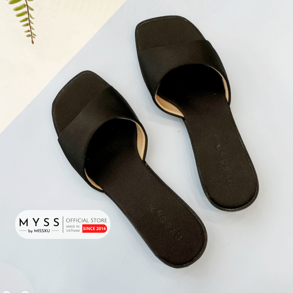 Dép nữ MYSS bản ngang đế cao 1,5cm thời trang - DE111