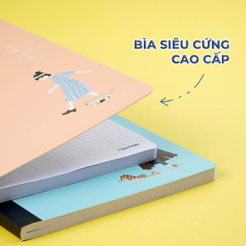 Vở A4 Caro 6x6 Classmate Sổ Giáo Án 200/300 Trang, 70gsm, Sổ Basic Caro 6x6mm Học Ngôn Ngữ, Ghi Chép, Làm Bullet Journal