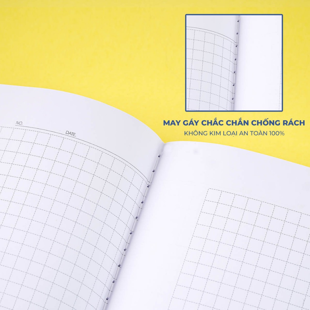 Vở A4 Caro 6x6 Classmate Sổ Giáo Án 200/300 Trang, 70gsm, Sổ Basic Caro 6x6mm Học Ngôn Ngữ, Ghi Chép, Làm Bullet Journal