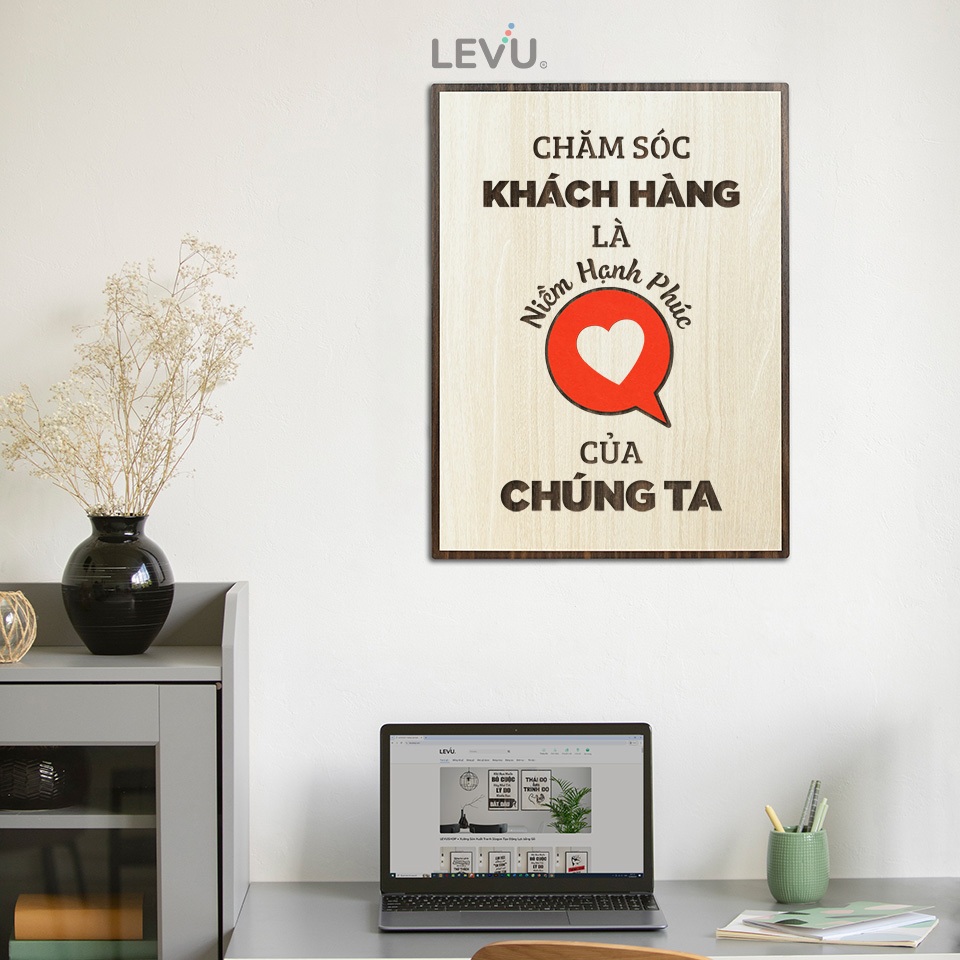 Tranh Gỗ Truyền Cảm Hứng LEVU062 trang trí tường phong cách mới