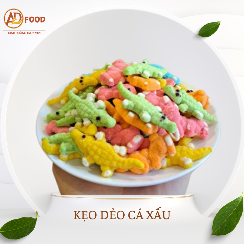 500gr kẹo dẻo cá sâu