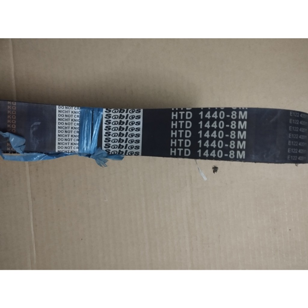Courroie Distribution HTD 8M -1440 - Largeur 20mm - Pas 8mm - Noyau Fibre Verre Courroie 8mm Pas