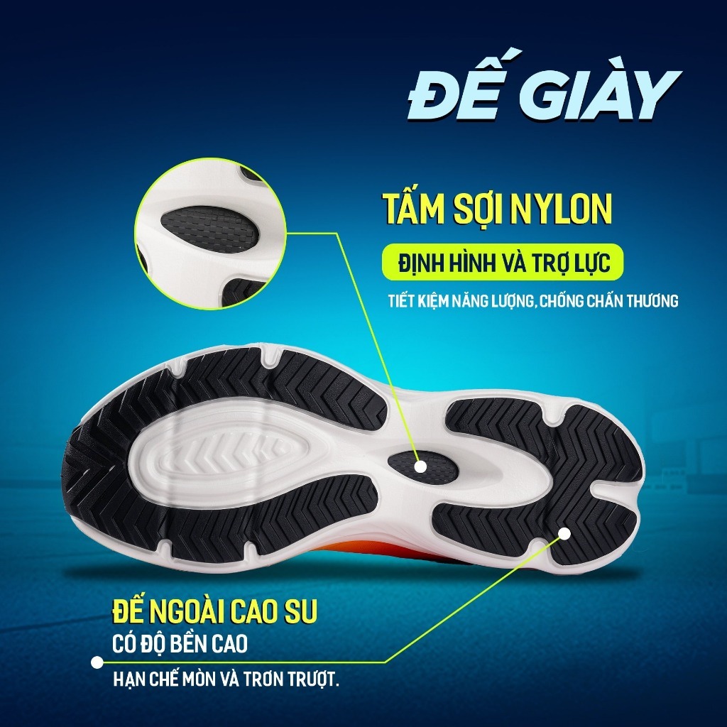 [Tăng Size] Giày chạy bộ nam nữ Zocker Ultra Light - Gen2 trọng lượng siêu nhẹ chính hãng.