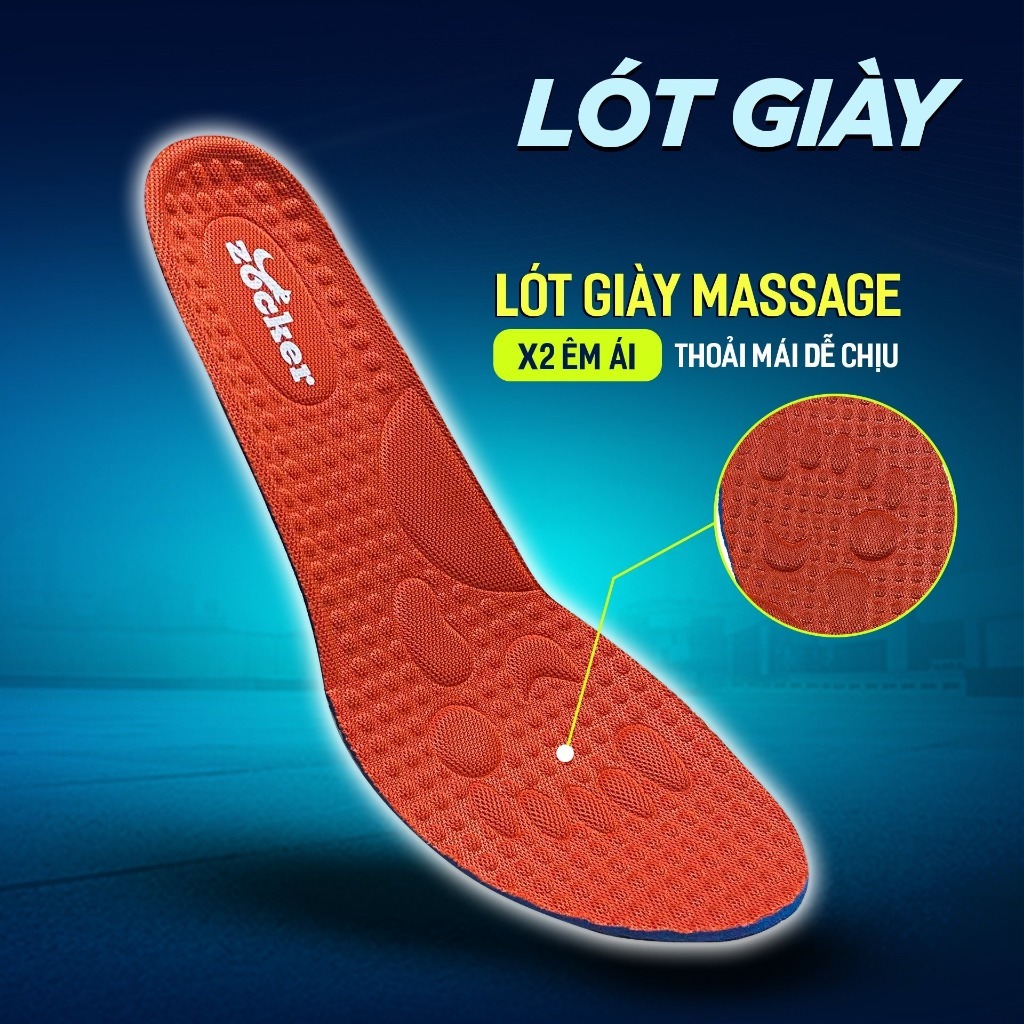 [Tăng Size] Giày chạy bộ nam nữ Zocker Ultra Light - Gen2 trọng lượng siêu nhẹ chính hãng.