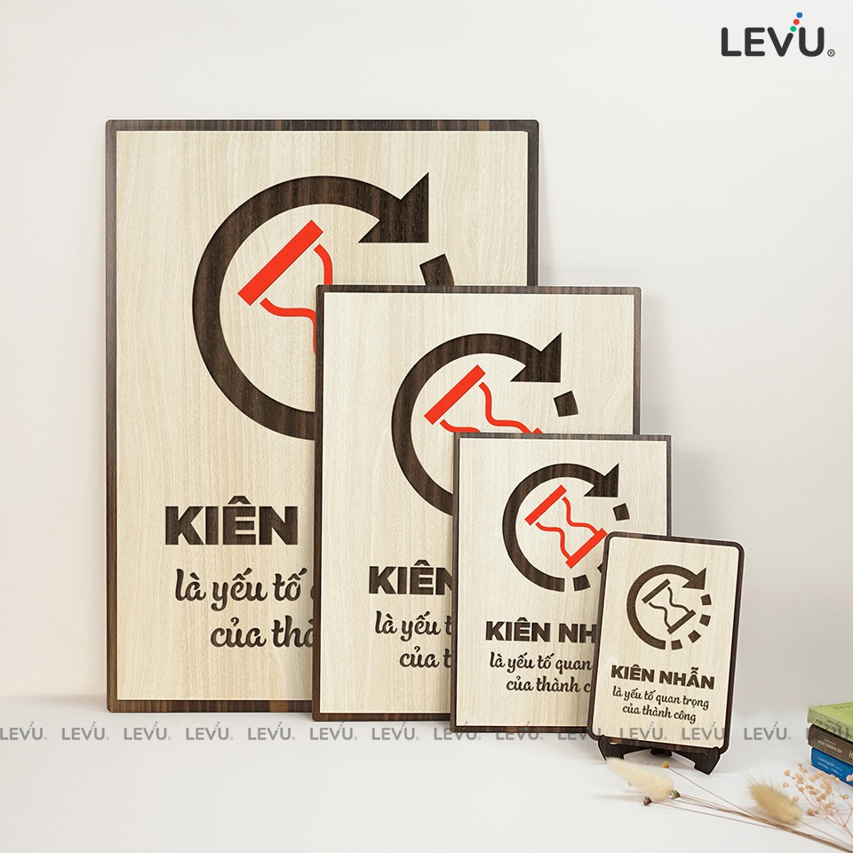 Tranh Treo Tường Gỗ LEVU053 trang trí phòng khách