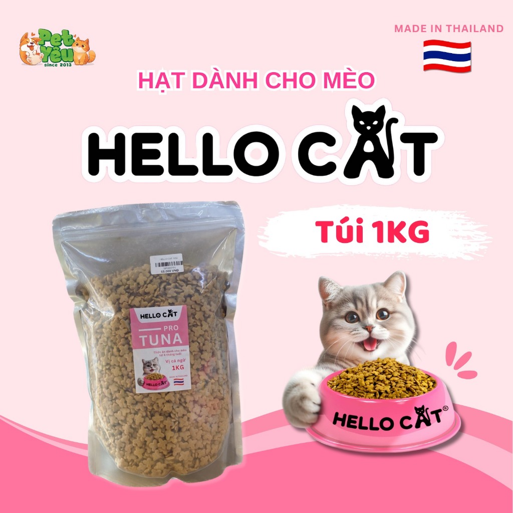 Thức ăn mèo Thái Lan HELLO CAT.