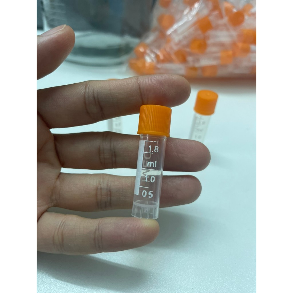 Combo 100 Ống lưu trữ sinh phẩm Cryo Tube nắp xoáy 1,8ml - ống cryo 1 ...