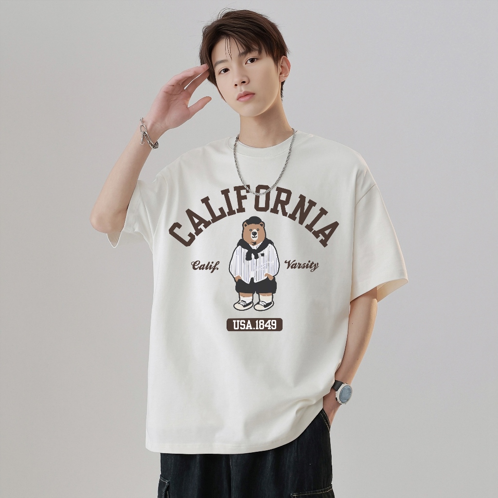 [VẢI 250 GSM] Áo Thun Gấu Whoau Cao Cấp Unim Store Cotton 100% Định Lượng Vải 250 GSM Phong Cách Unisex