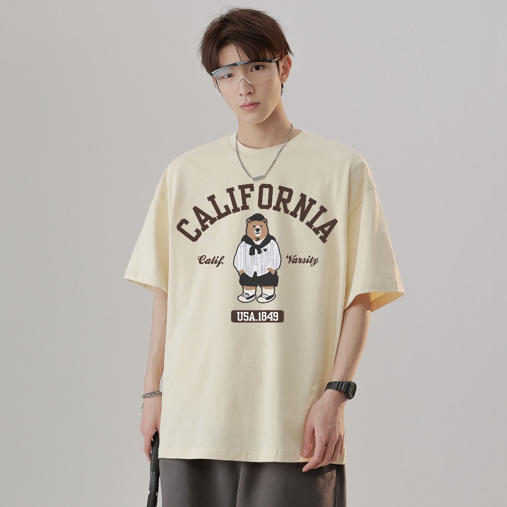 [VẢI 250 GSM] Áo Thun Gấu Whoau Cao Cấp Unim Store Cotton 100% Định Lượng Vải 250 GSM Phong Cách Unisex