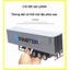 Đồ chơi xe đầu kéo container bằng hợp kim chạy cót, có thể tháo rời, tỷ lệ 1:48, kích thước lớn, nhiều màu