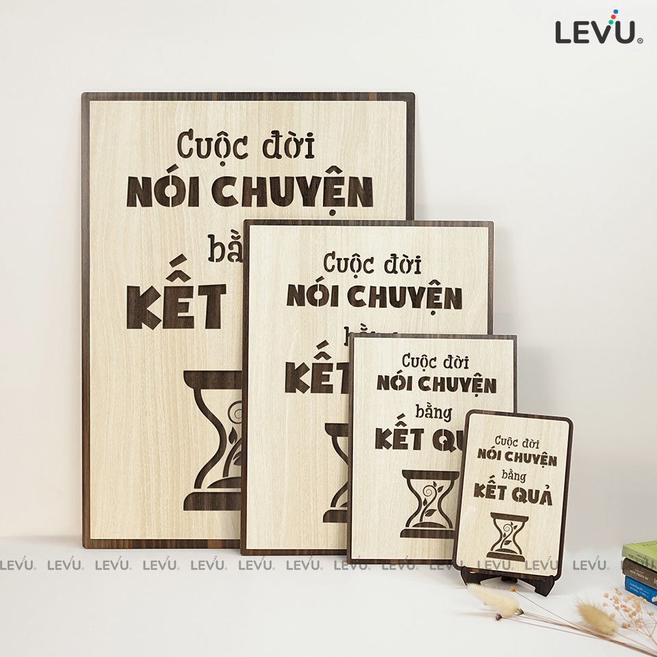 Tranh động lực tạo cảm hứng làm việc học tập hiệu quả LEVU024