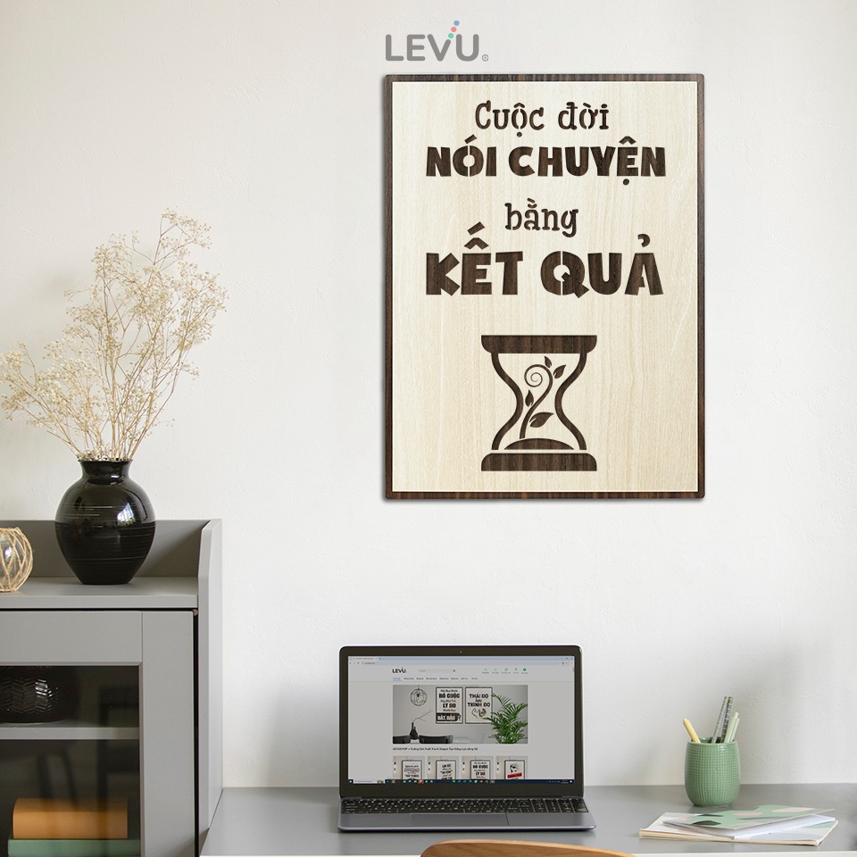 Tranh động lực tạo cảm hứng làm việc học tập hiệu quả LEVU024