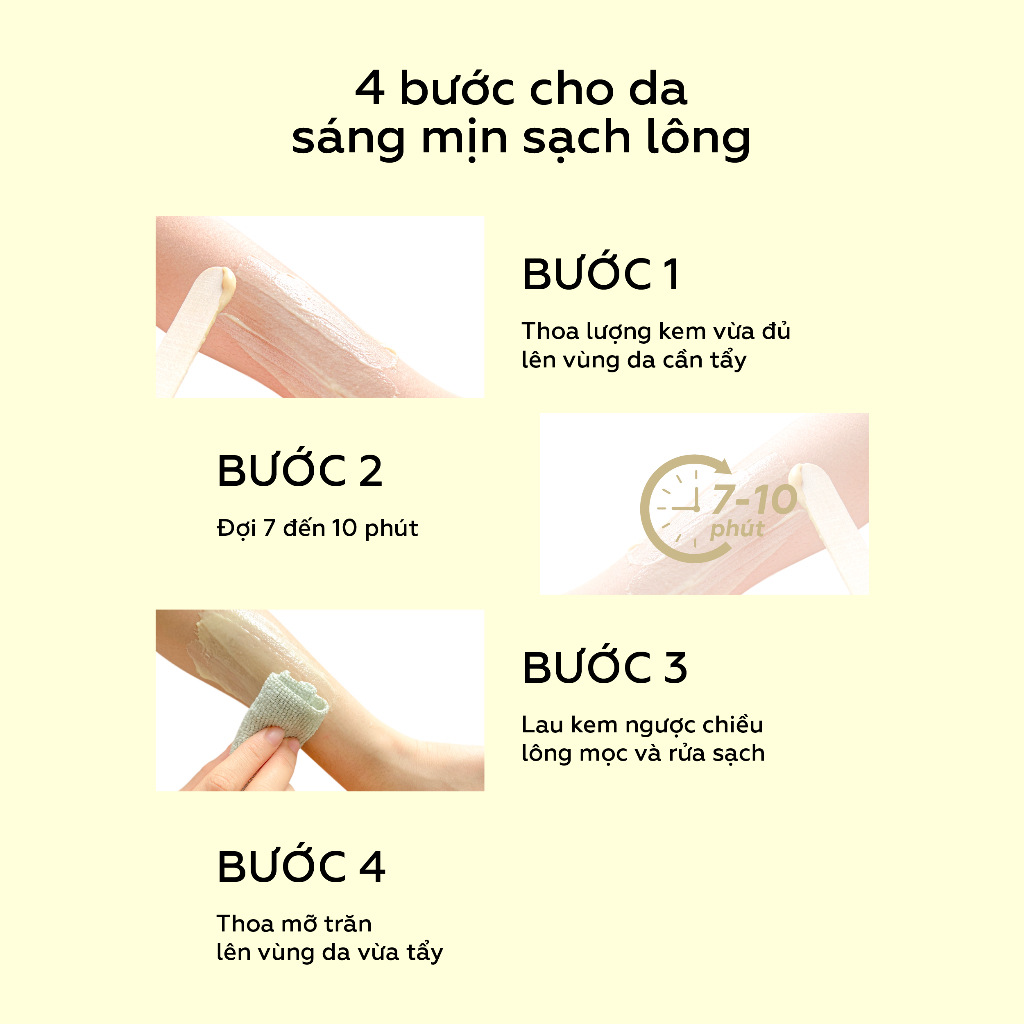 Ảnh Kem tẩy lông Umiha cho vùng nách, chân, tay, bikini, vùng kín 85g UMIHA ORGANIC an toàn và không gây kích ứng 2