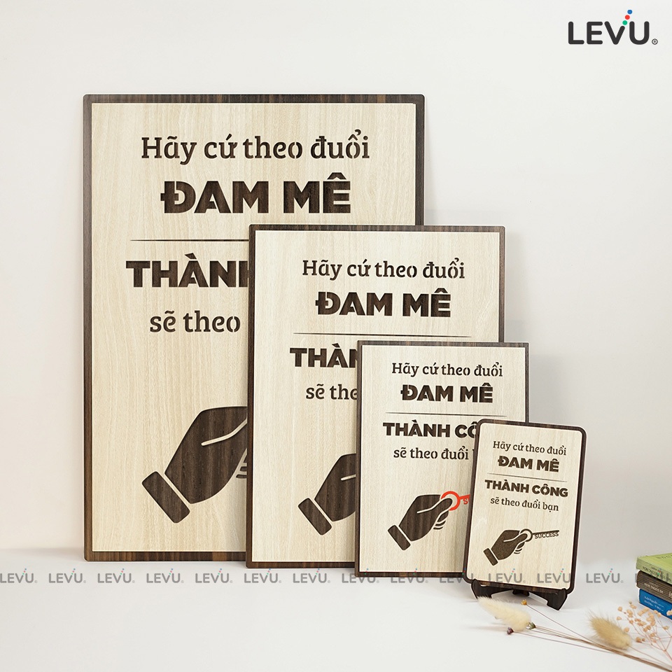 Tranh Gỗ Truyền Cảm Hứng LEVU061 truyền lửa sáng tạo trong teamwork