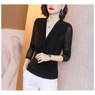 Áo Thun Kiểu Thời Trang Che Bụng SM74