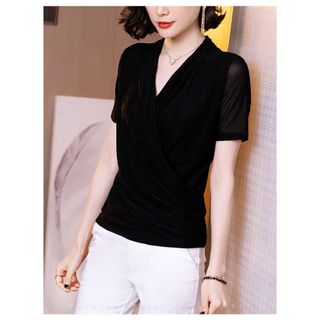 Áo Thun Kiểu Thời Trang Che Bụng SM74