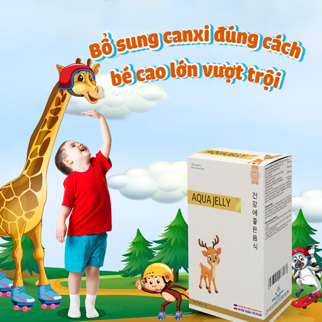 Canxi hữu cơ cho bé Aqua Jelly PMP advantages image