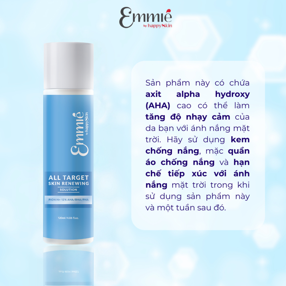 Ảnh Dung Dịch Tẩy Tế Bào Chết All Target Skin Renewing Solution Pionin + 12% AHA/BHA/PHA 120ml 2