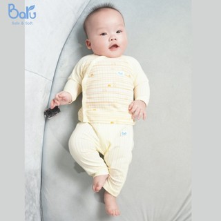 Set Sơ Sinh Cho Bé 0-3M Quần Áo - Mũ - Yếm Vàng, Trắng, Xanh